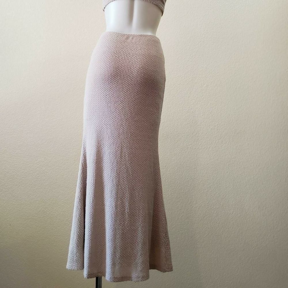 Princess Polly SHANNI MAXI DRESS BEIGE used size 2 - Picture 4 of 4